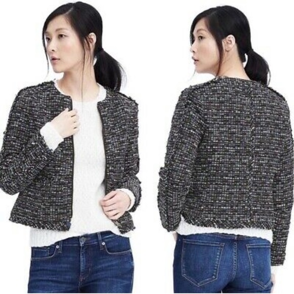 Banana Republic Other - NWOT Banana Republic tweed blazer Sz 12, skirt size 12.